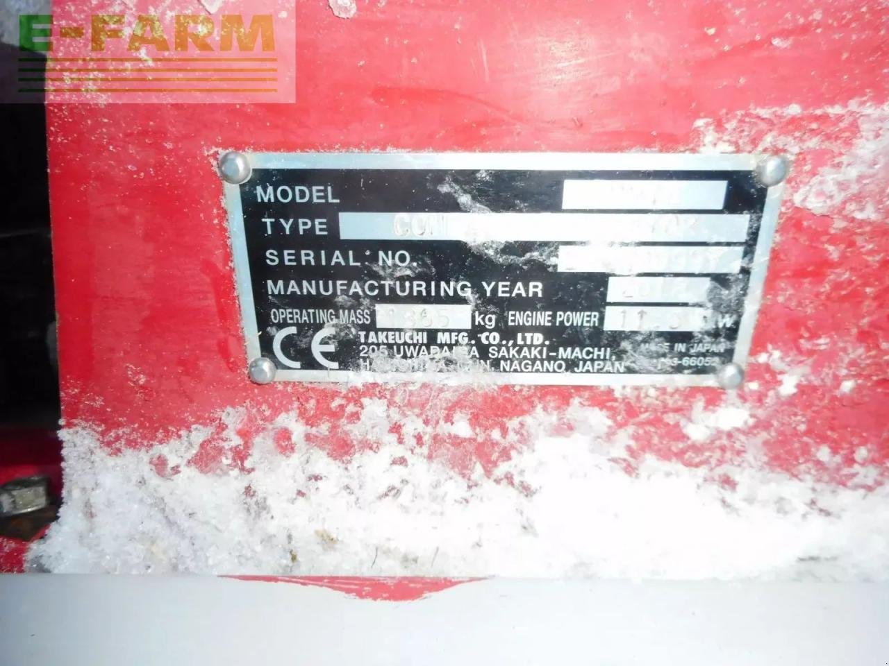 Minibagger typu Takeuchi tb 216 ( 1.865kg ) powertilt + 3 löffel, Gebrauchtmaschine v ST. NIKOLAI/DR. (Obrázek 7)