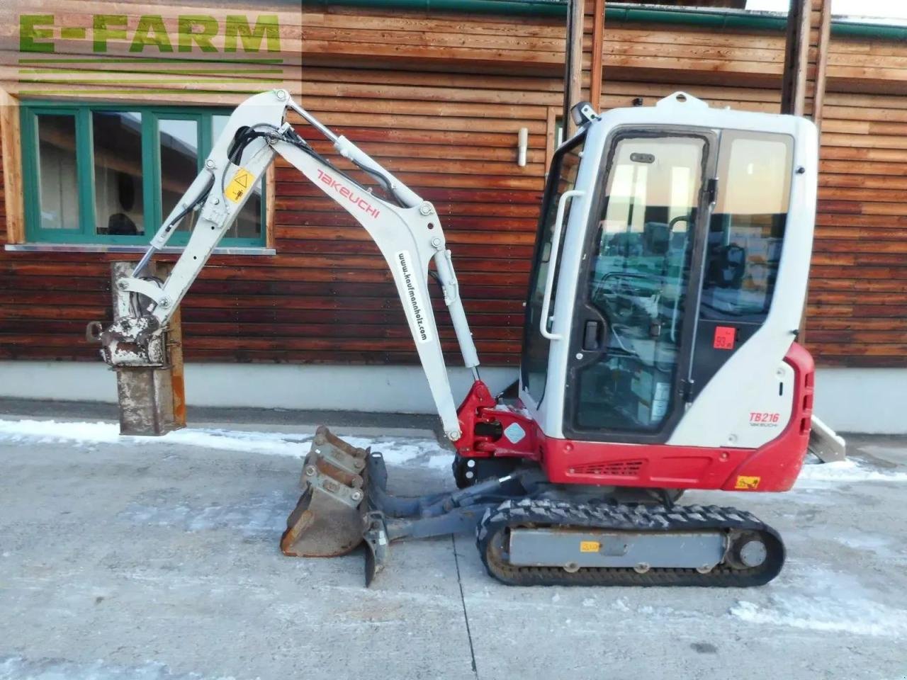 Minibagger typu Takeuchi tb 216 ( 1.865kg ) powertilt + 3 löffel, Gebrauchtmaschine v ST. NIKOLAI/DR. (Obrázek 11)