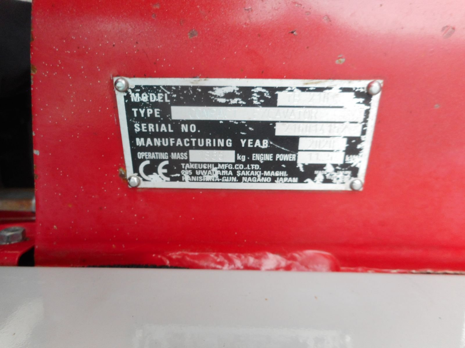 Minibagger of the type Takeuchi TB 216 ( 1.865kg ) POWERTILT + hydr. Schnellwech, Gebrauchtmaschine in St. Nikolai ob Draßling (Picture 7)