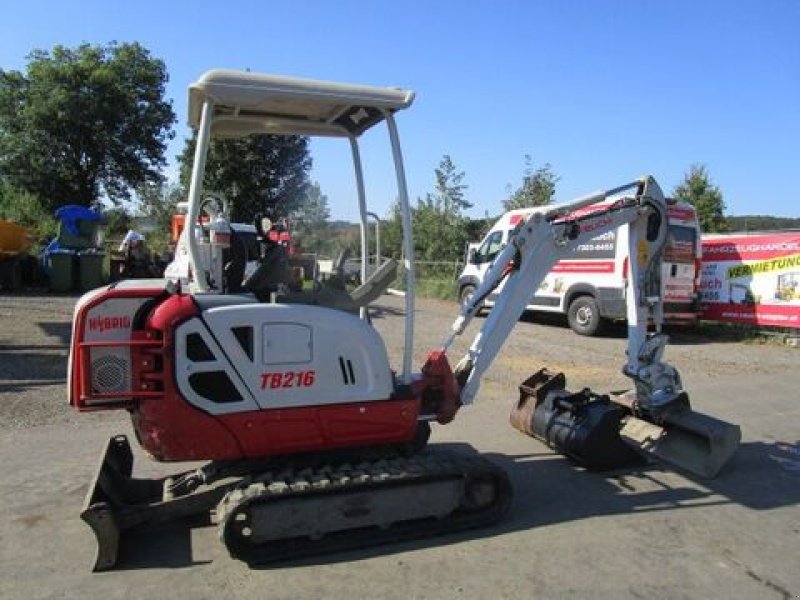 Minibagger van het type Takeuchi TB 216 - POWERTILT+Schnellwechsler (Elektro+Dies, Gebrauchtmaschine in Gnas (Foto 3)