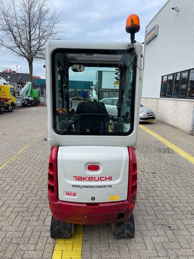 Minibagger a típus Takeuchi TB 216, Gebrauchtmaschine ekkor: WIJCHEN (Kép 9)
