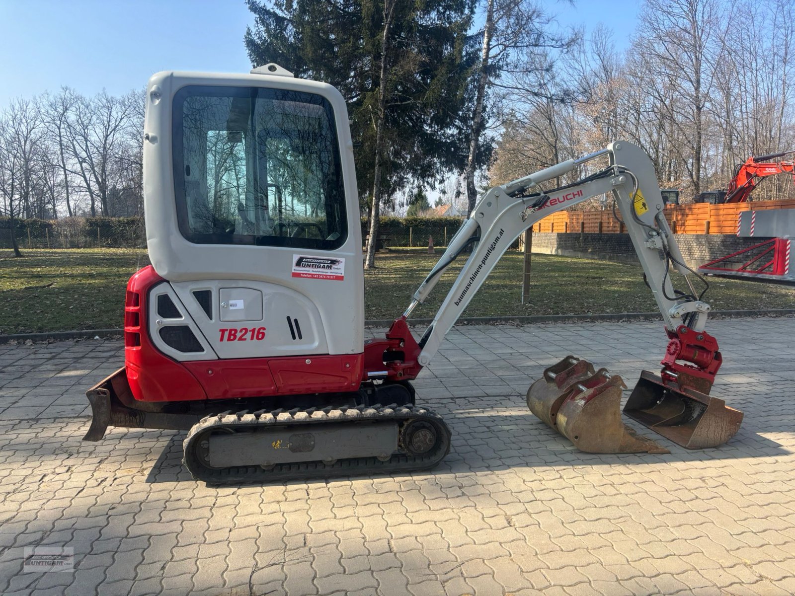 Minibagger des Typs Takeuchi TB 216, Gebrauchtmaschine in Deutsch - Goritz (Bild 2)