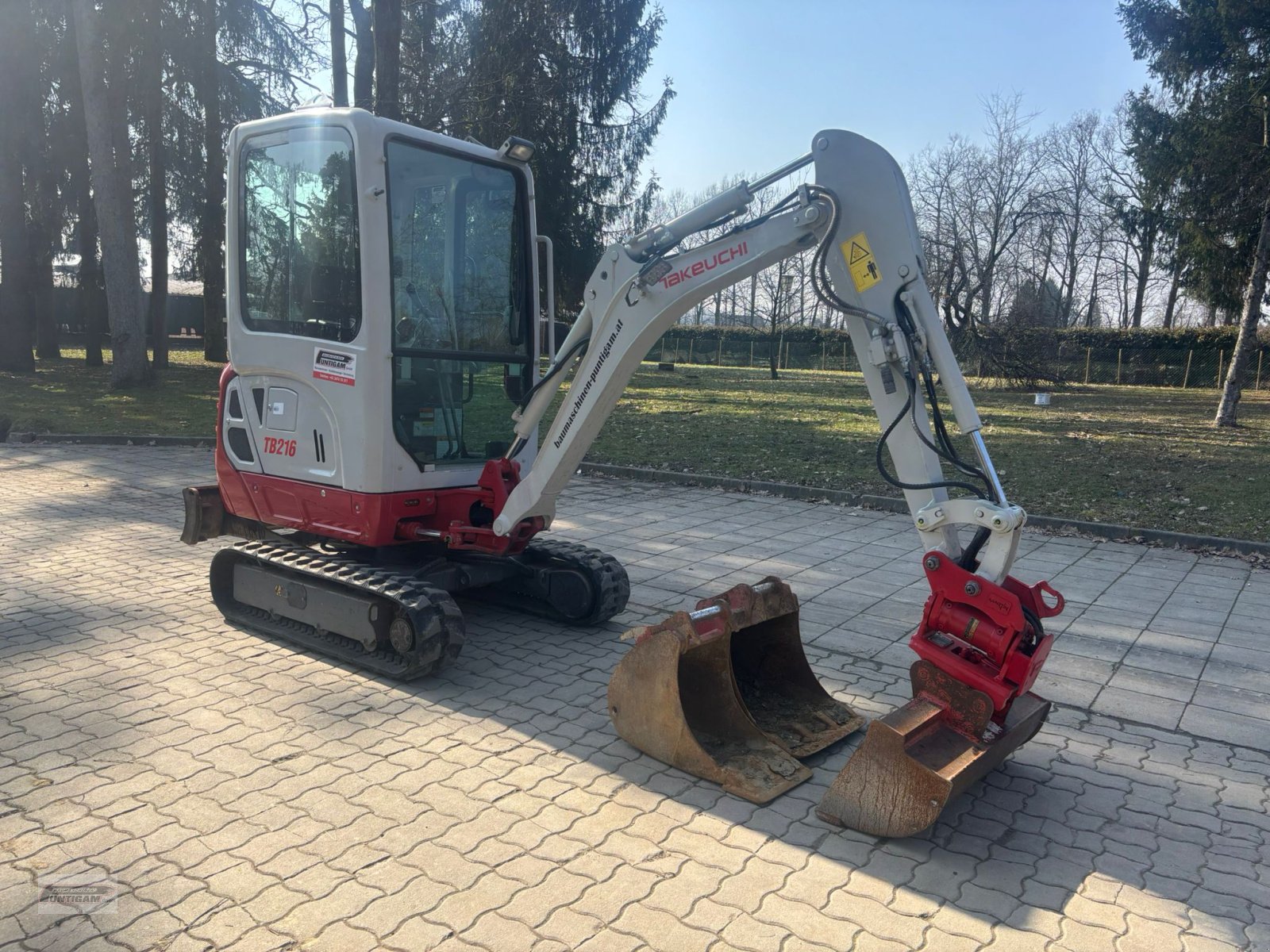 Minibagger des Typs Takeuchi TB 216, Gebrauchtmaschine in Deutsch - Goritz (Bild 4)
