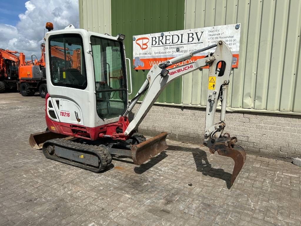 Minibagger van het type Takeuchi TB 216, Gebrauchtmaschine in Roosendaal (Foto 7)