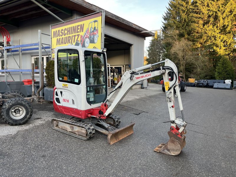 Minibagger des Typs Takeuchi TB 216, Gebrauchtmaschine in Bad Leonfelden (Bild 1)