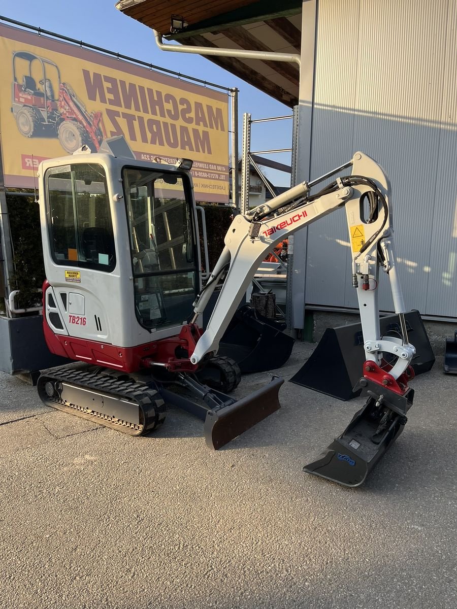 Minibagger des Typs Takeuchi TB 216, Gebrauchtmaschine in Bad Leonfelden (Bild 5)