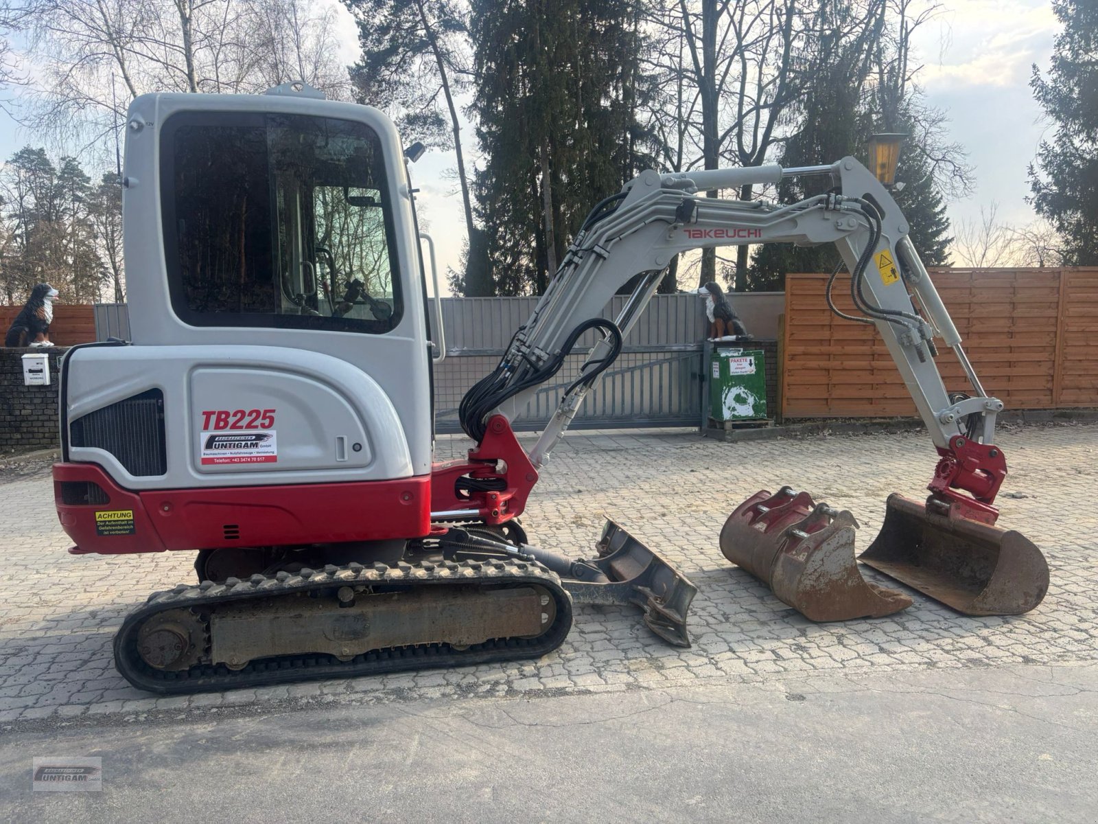Minibagger typu Takeuchi TB 225, Gebrauchtmaschine v Deutsch - Goritz (Obrázek 2)