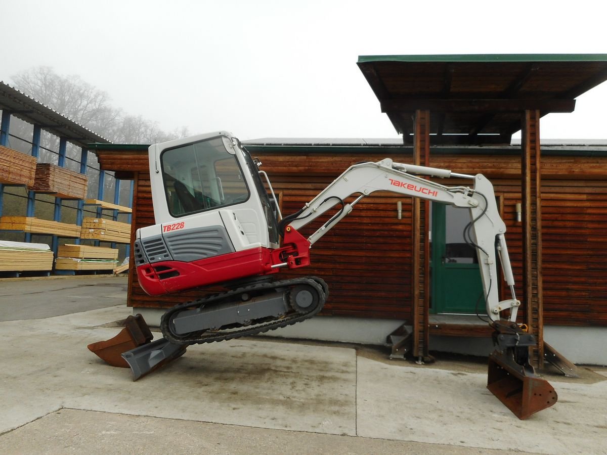 Minibagger типа Takeuchi TB 228 ( 2.885kg ), Gebrauchtmaschine в St. Nikolai ob Draßling (Фотография 18)