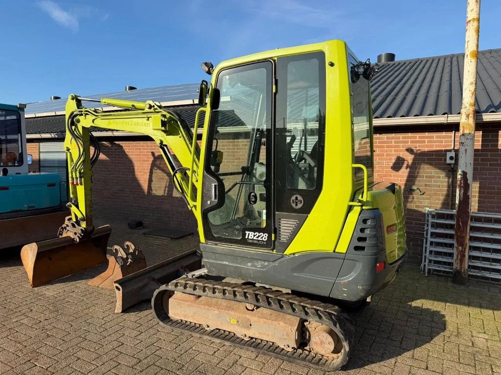 Minibagger Türe ait Takeuchi TB 228 Graafmachine Minigraver, Gebrauchtmaschine içinde Lunteren (resim 5)