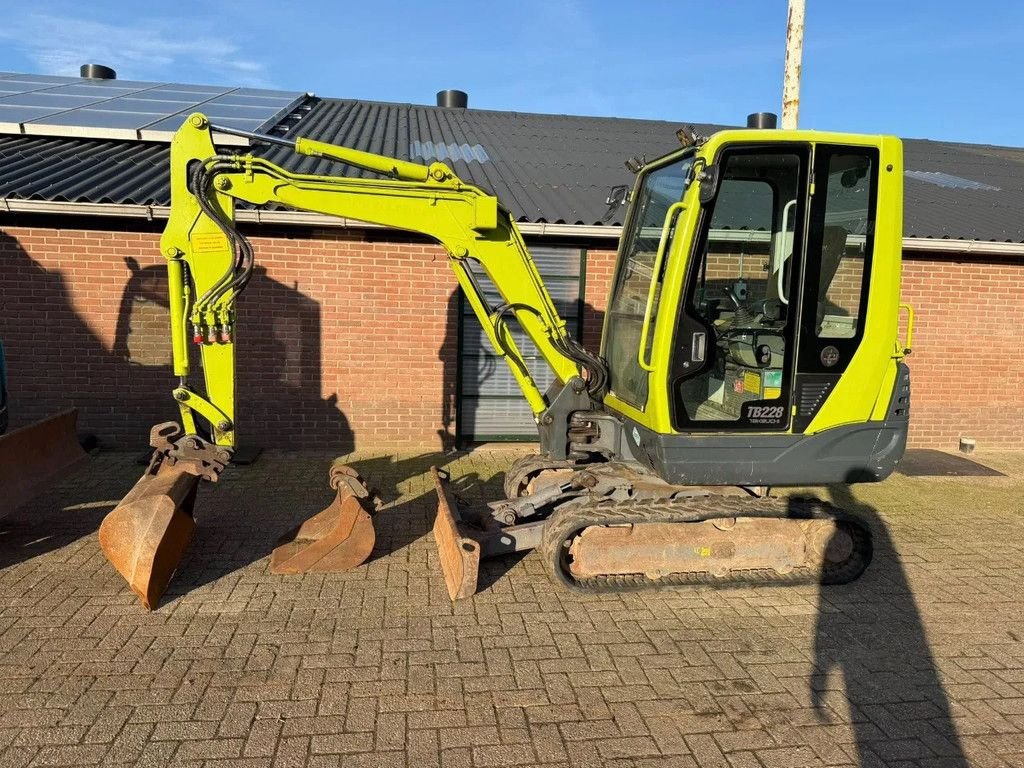 Minibagger Türe ait Takeuchi TB 228 Graafmachine Minigraver, Gebrauchtmaschine içinde Lunteren (resim 10)