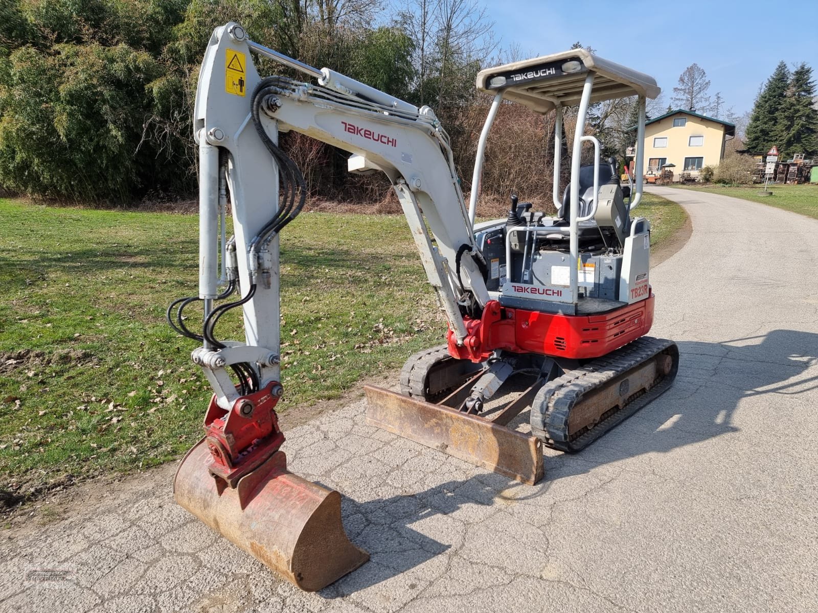 Minibagger typu Takeuchi TB 23 R, Gebrauchtmaschine v Deutsch - Goritz (Obrázek 3)