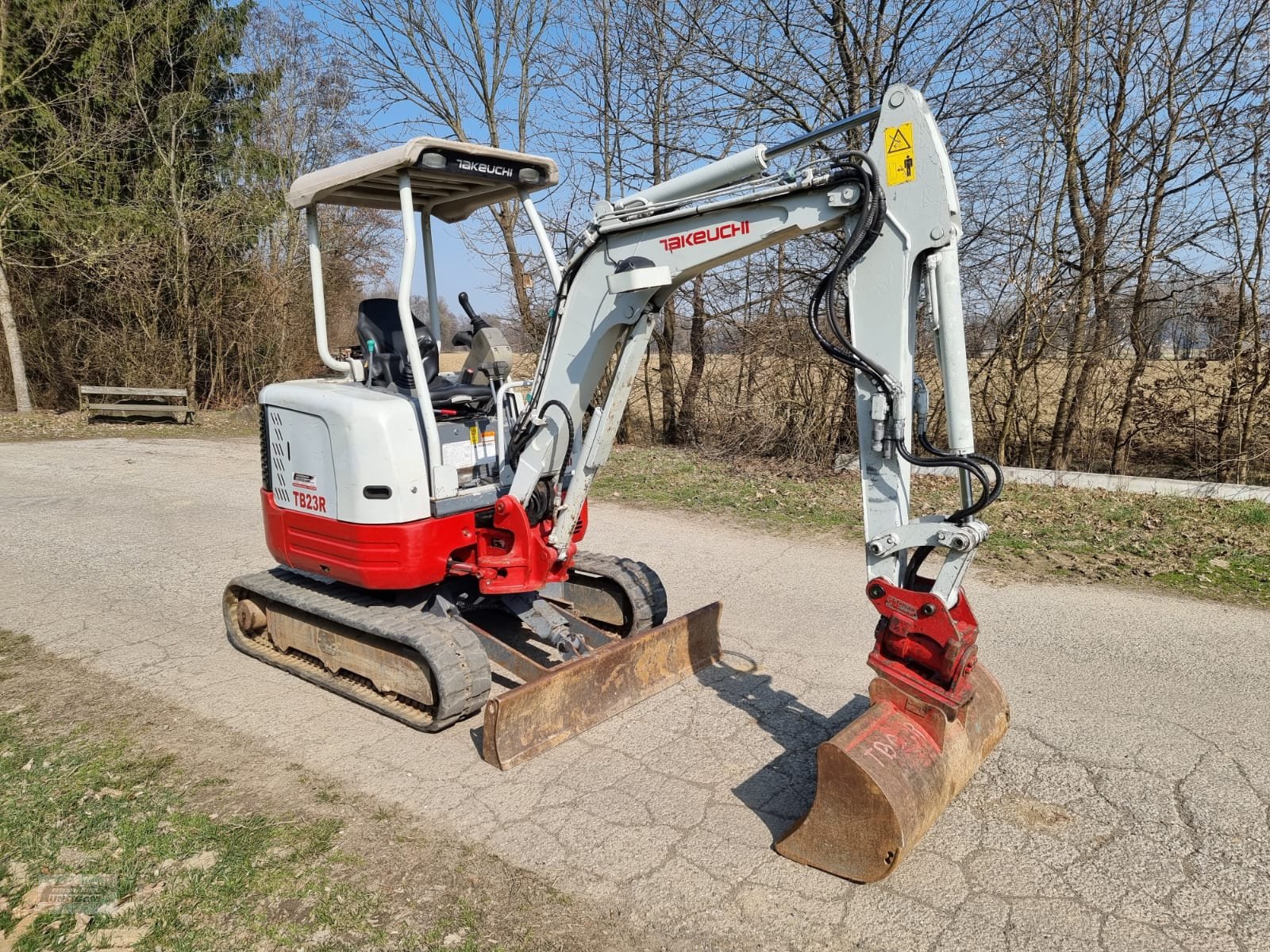 Minibagger typu Takeuchi TB 23 R, Gebrauchtmaschine v Deutsch - Goritz (Obrázek 4)