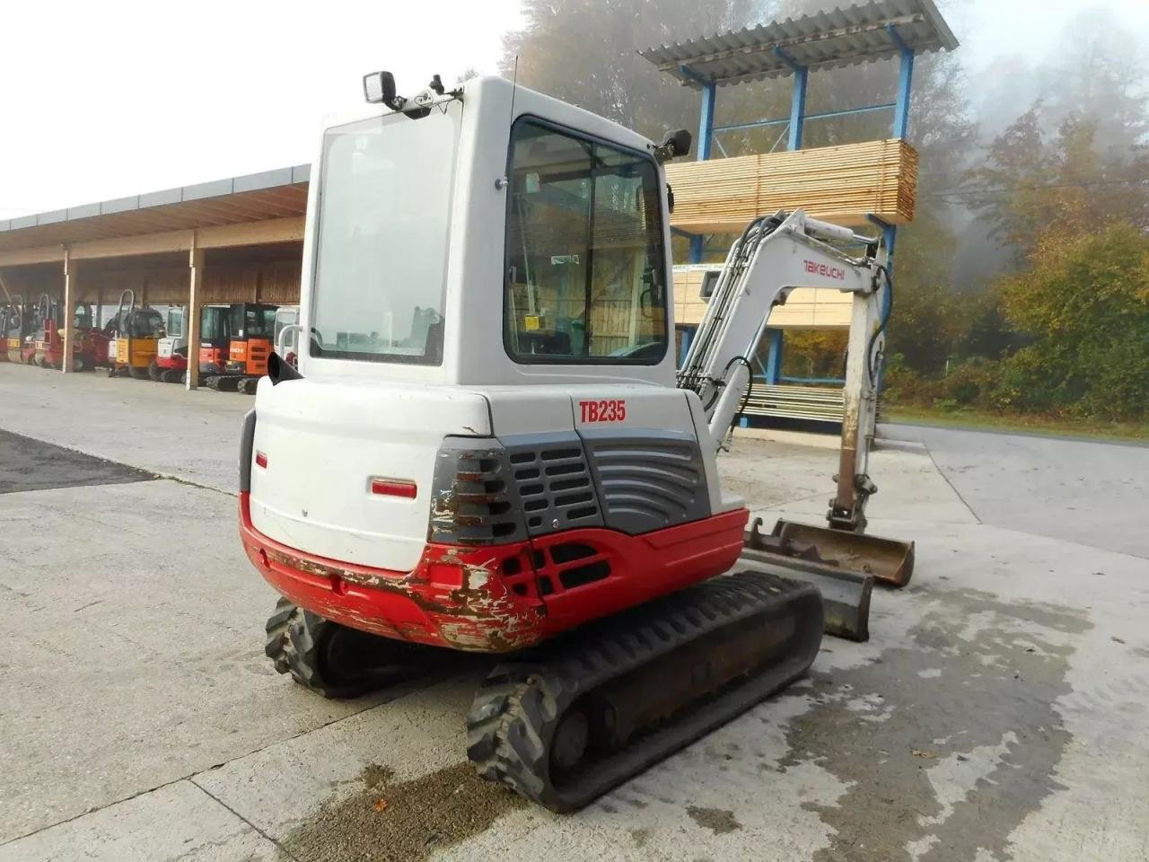 Minibagger Türe ait Takeuchi tb 235 ( 3.530kg ) hydr. sw + 3 löffel, Gebrauchtmaschine içinde ST. NIKOLAI/DR. (resim 4)