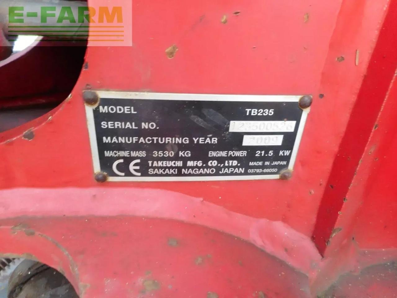 Minibagger типа Takeuchi tb 235 ( 3.530kg ) hydr. sw + 3 löffel, Gebrauchtmaschine в ST. NIKOLAI/DR. (Фотография 8)