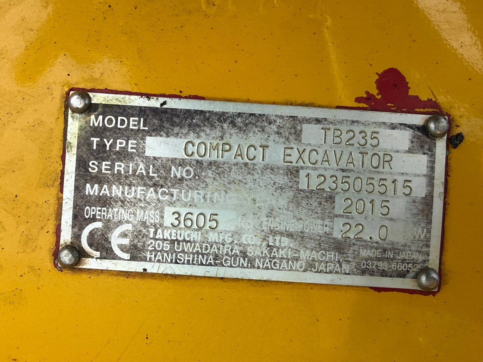 Minibagger a típus Takeuchi TB 235, Gebrauchtmaschine ekkor: Neureichenau (Kép 16)