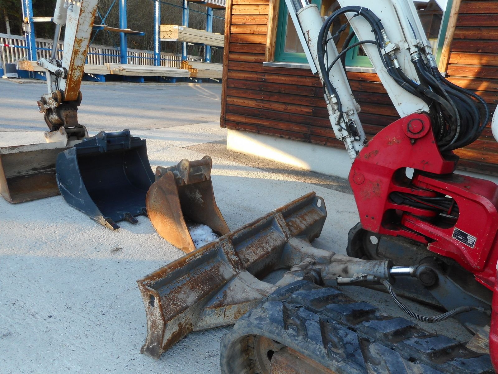 Minibagger Türe ait Takeuchi TB 250 mit POWERTILT + hydr. SW + 3 Löffel, Gebrauchtmaschine içinde St. Nikolai ob Draßling (resim 11)