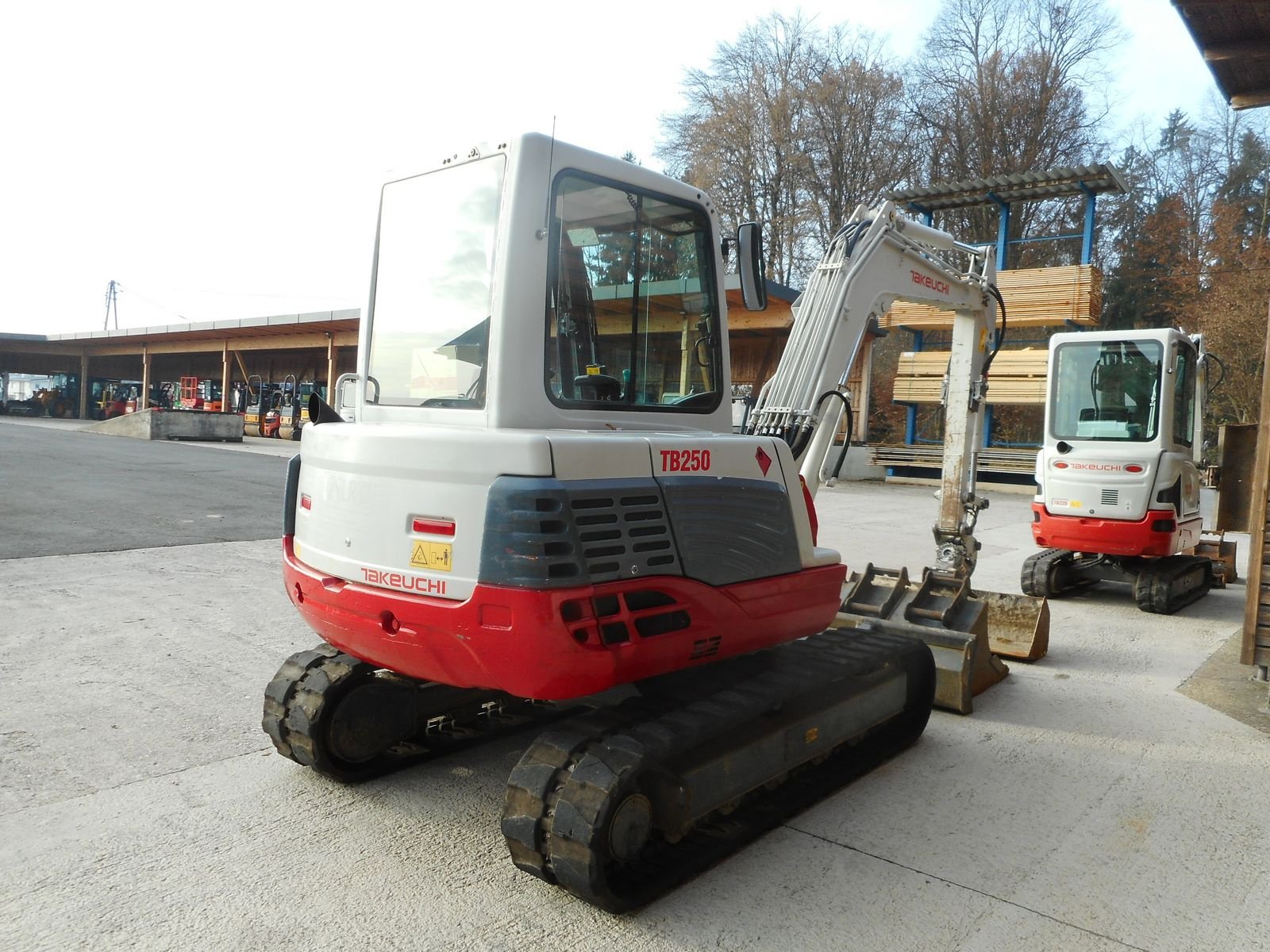 Minibagger of the type Takeuchi TB 250 mit POWERTILT + hydr. SW + 4 Löffel, Gebrauchtmaschine in St. Nikolai ob Draßling (Picture 4)