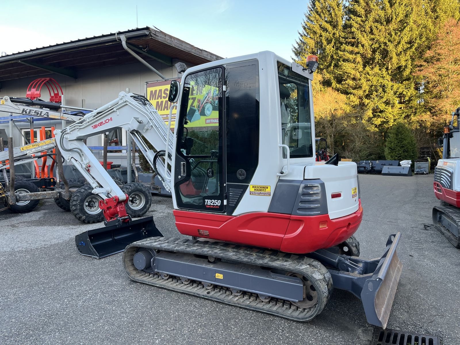 Minibagger del tipo Takeuchi TB 250 Powertilt, Gebrauchtmaschine In Bad Leonfelden (Immagine 11)