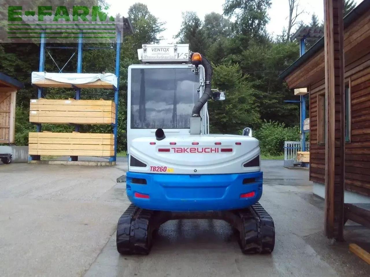 Minibagger des Typs Takeuchi tb 260 ( 5.735kg ) hydr. sw + 3 löffel, Gebrauchtmaschine in ST. NIKOLAI/DR. (Bild 3)