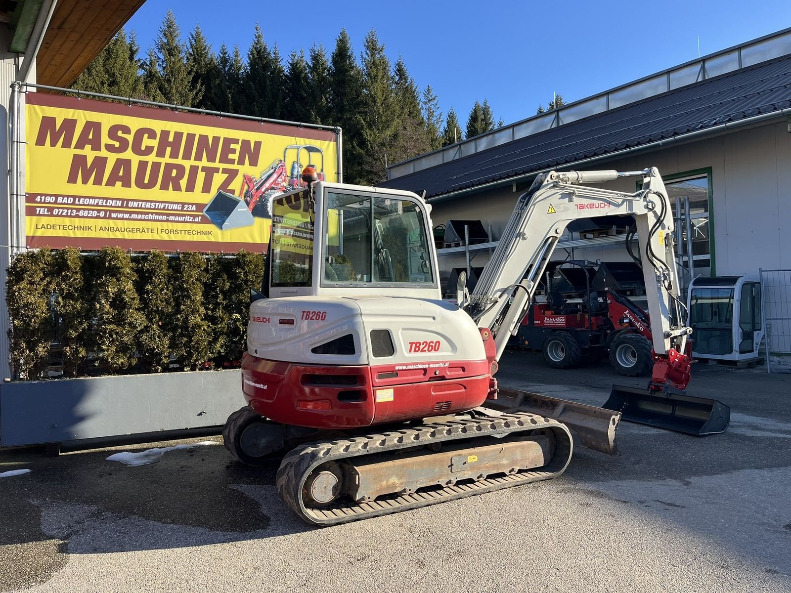 Minibagger typu Takeuchi TB 260 Powertilt, Gebrauchtmaschine w Bad Leonfelden (Zdjęcie 2)