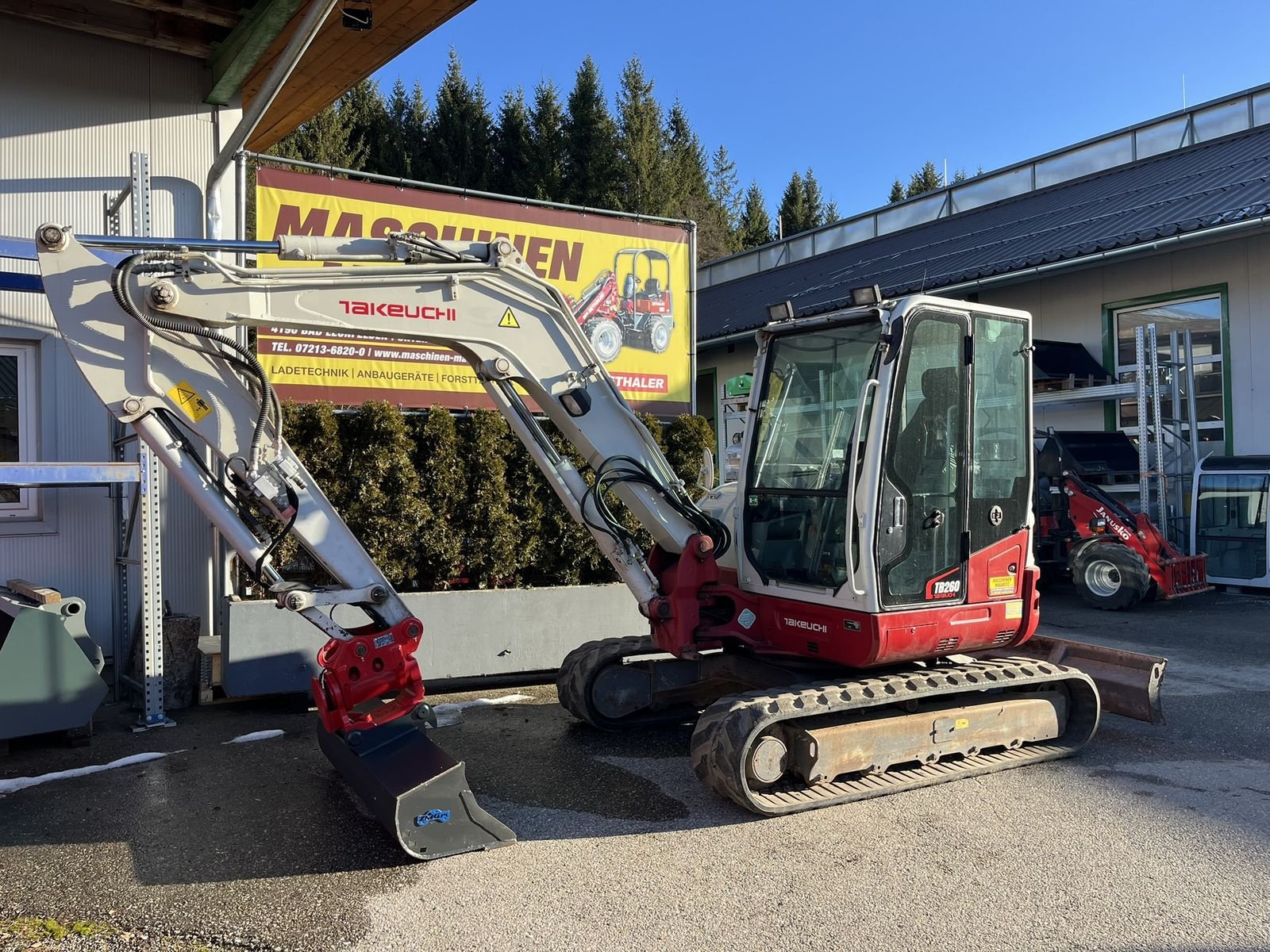 Minibagger typu Takeuchi TB 260 Powertilt, Gebrauchtmaschine w Bad Leonfelden (Zdjęcie 13)