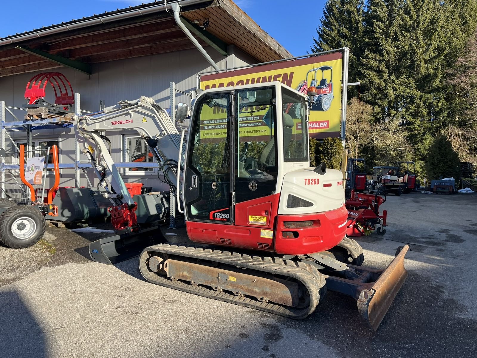 Minibagger typu Takeuchi TB 260 Powertilt, Gebrauchtmaschine w Bad Leonfelden (Zdjęcie 12)