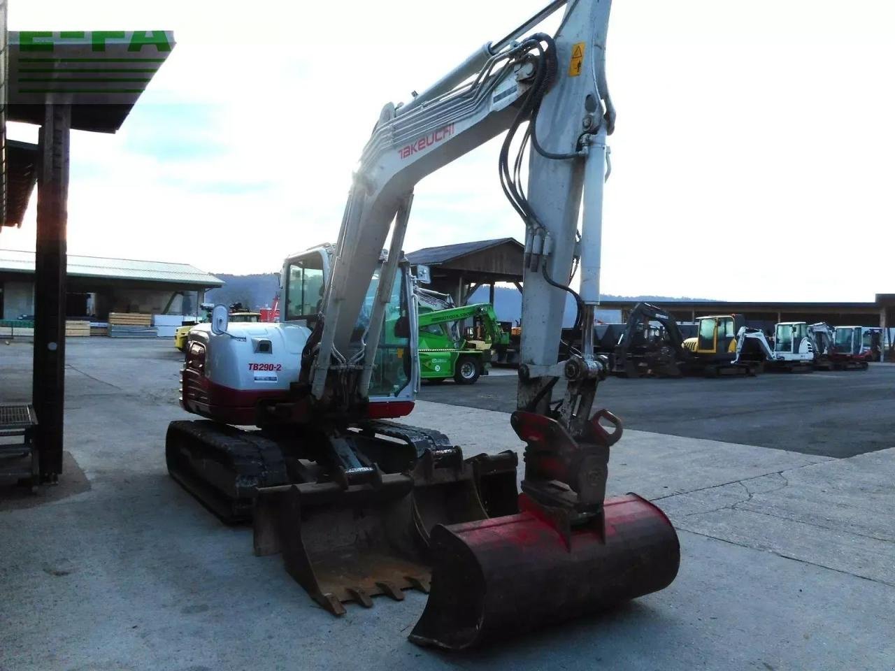 Minibagger des Typs Takeuchi tb 290-2 ( powertilt hydr. sw - 4 löffel - klim, Gebrauchtmaschine in ST. NIKOLAI/DR. (Bild 7)