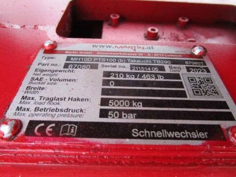 Minibagger типа Takeuchi TB 290-2 Powertilt-Schnellwechsler-Klima-4 Löffe, Gebrauchtmaschine в Gnas (Фотография 6)
