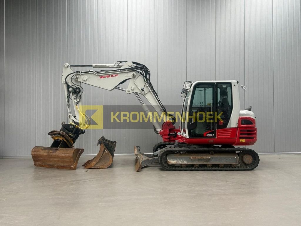 Minibagger du type Takeuchi TB 290 Engcon Draaikantelstuk, Gebrauchtmaschine en Apeldoorn (Photo 2)