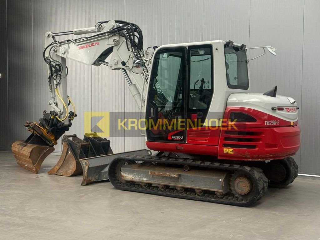 Minibagger du type Takeuchi TB 290 Engcon Draaikantelstuk, Gebrauchtmaschine en Apeldoorn (Photo 3)