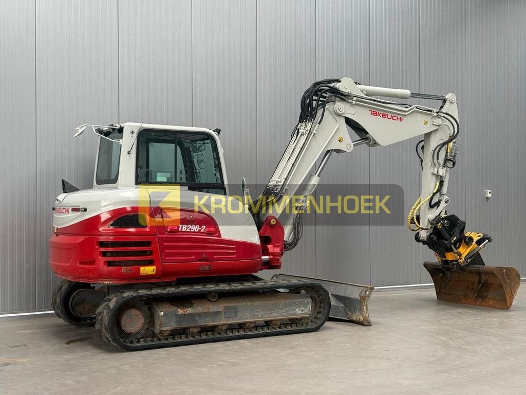 Minibagger du type Takeuchi TB 290 Engcon Draaikantelstuk, Gebrauchtmaschine en Apeldoorn (Photo 4)