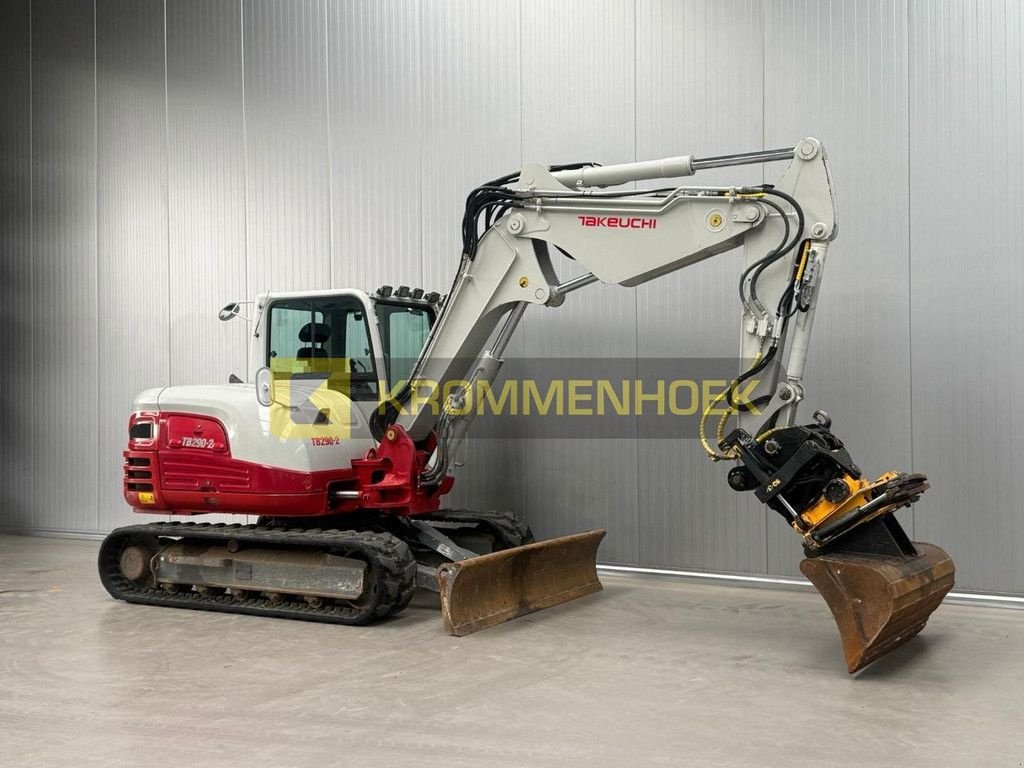 Minibagger du type Takeuchi TB 290 Engcon Draaikantelstuk, Gebrauchtmaschine en Apeldoorn (Photo 7)