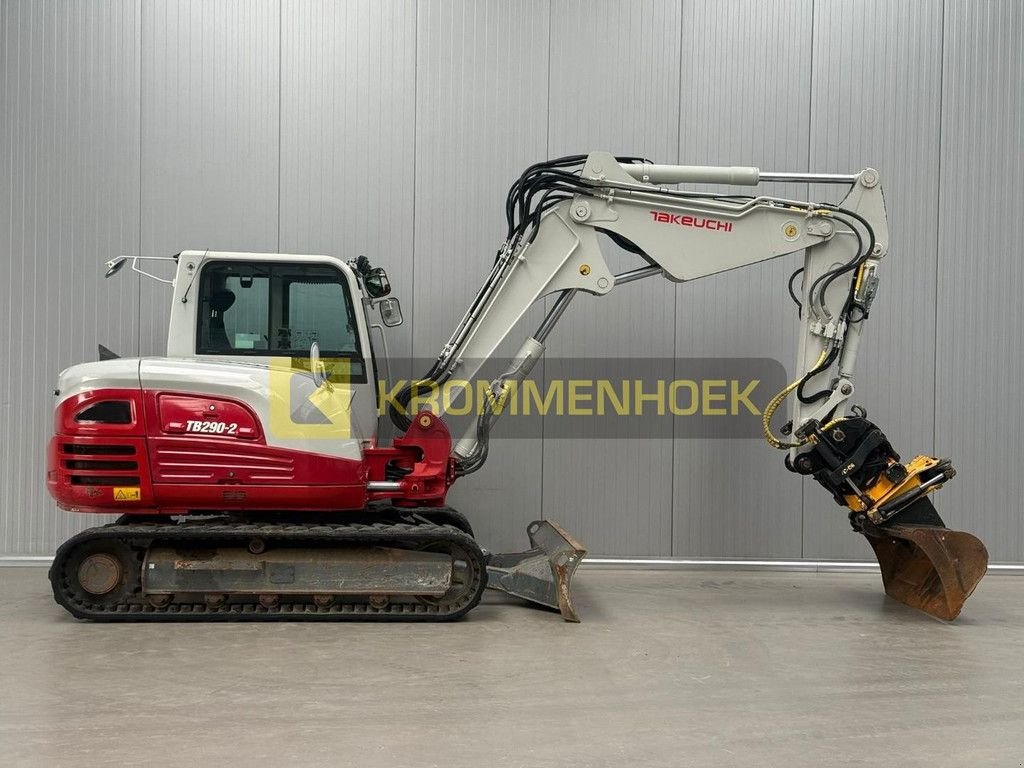 Minibagger du type Takeuchi TB 290 Engcon Draaikantelstuk, Gebrauchtmaschine en Apeldoorn (Photo 5)