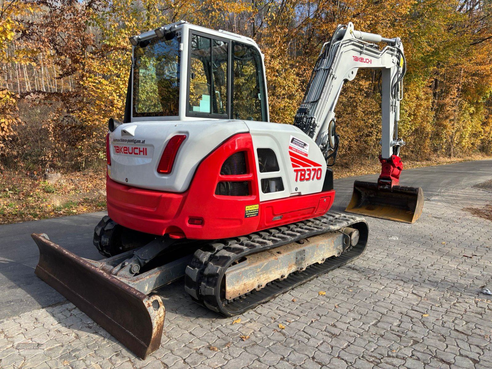 Minibagger del tipo Takeuchi TB 370, Gebrauchtmaschine In Deutsch - Goritz (Immagine 8)