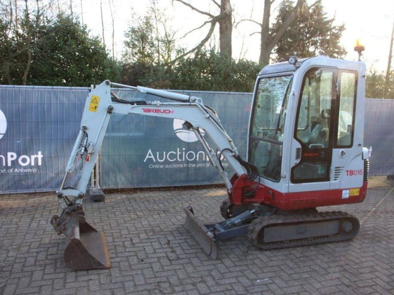 Minibagger typu Takeuchi TB016, Gebrauchtmaschine v Antwerpen (Obrázek 1)