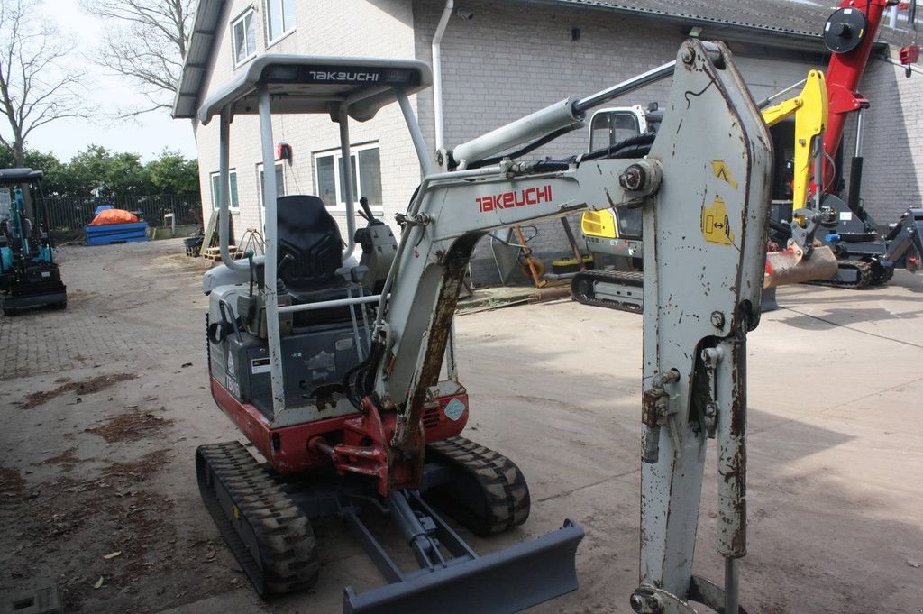 Minibagger del tipo Takeuchi TB016, Gebrauchtmaschine en Antwerpen (Imagen 11)