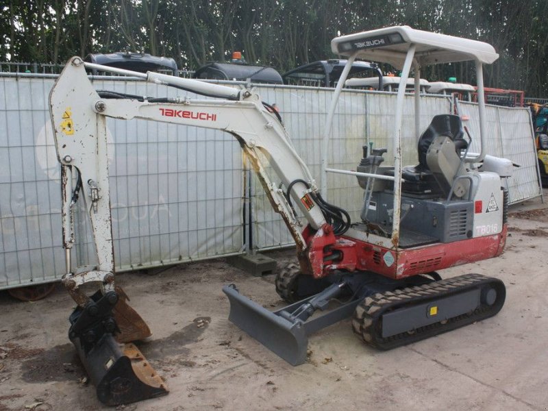Minibagger del tipo Takeuchi TB016, Gebrauchtmaschine en Antwerpen (Imagen 1)