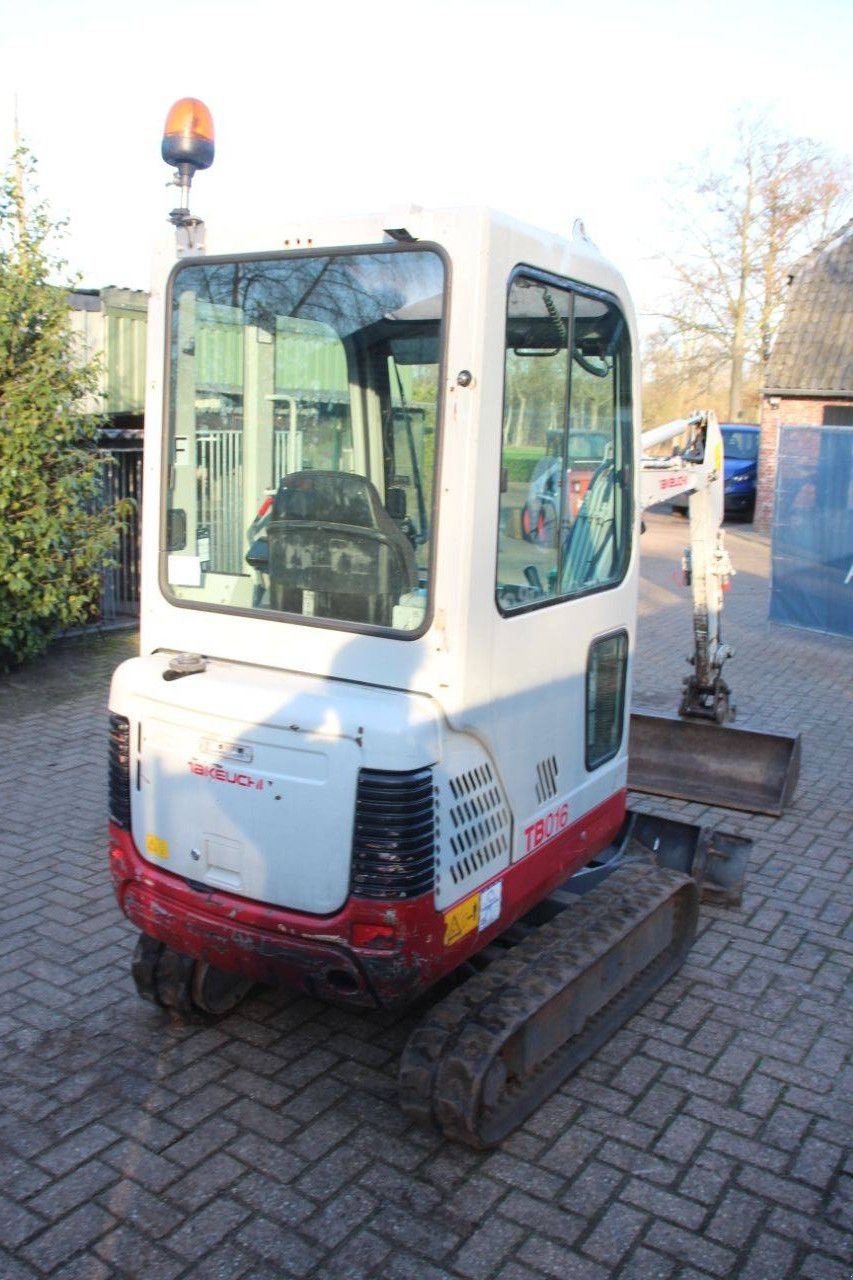 Minibagger del tipo Takeuchi TB016, Gebrauchtmaschine en Antwerpen (Imagen 5)