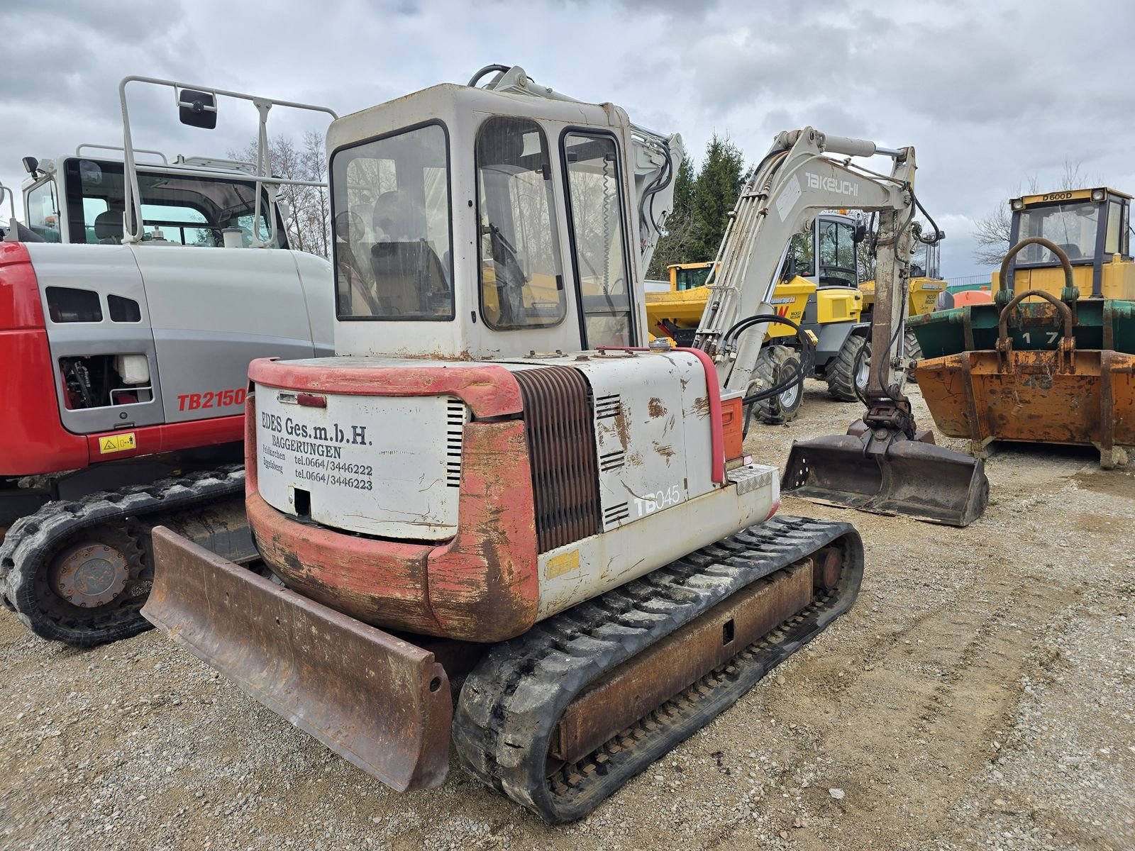 Minibagger типа Takeuchi TB045, Gebrauchtmaschine в Gabersdorf (Фотография 7)