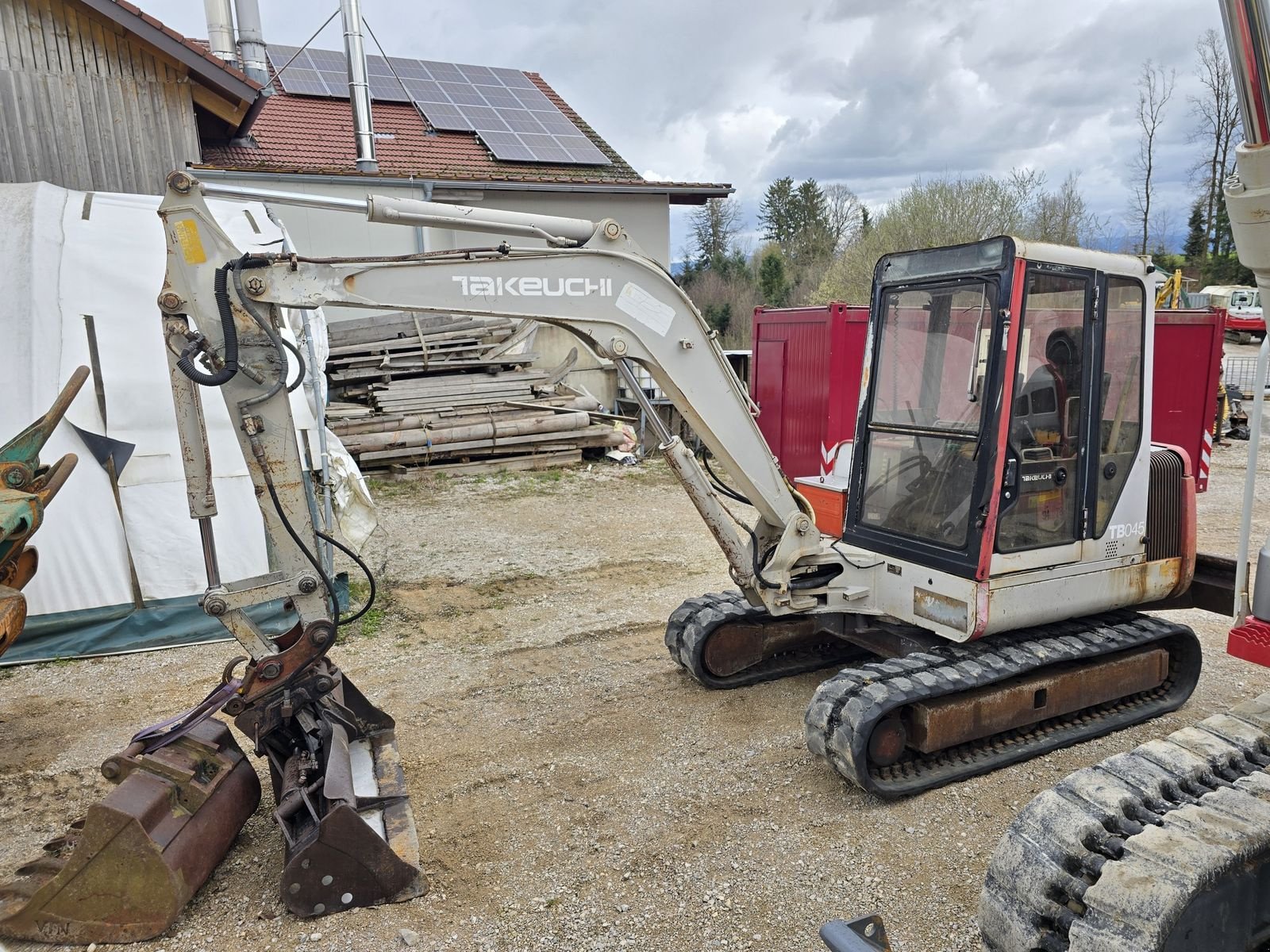 Minibagger типа Takeuchi TB045, Gebrauchtmaschine в Gabersdorf (Фотография 12)