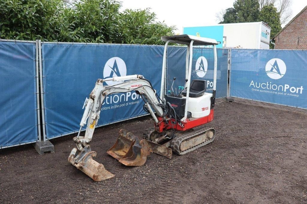Minibagger a típus Takeuchi TB108, Gebrauchtmaschine ekkor: Antwerpen (Kép 9)
