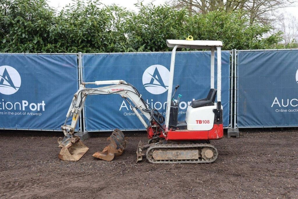 Minibagger a típus Takeuchi TB108, Gebrauchtmaschine ekkor: Antwerpen (Kép 2)
