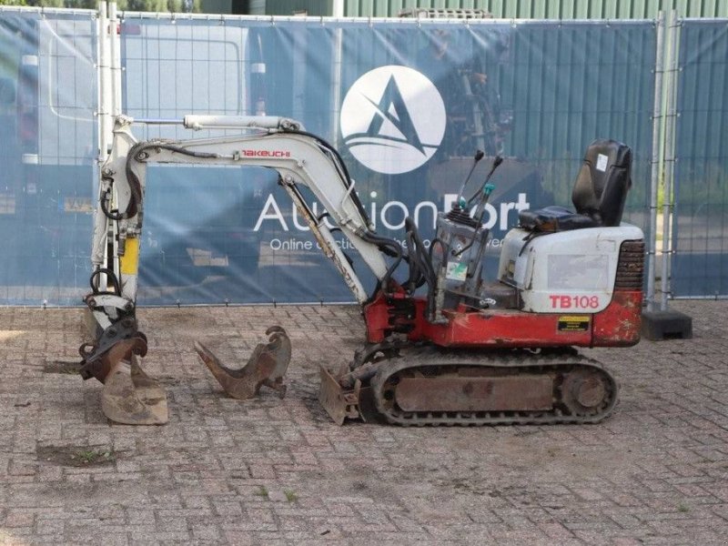 Minibagger typu Takeuchi TB108, Gebrauchtmaschine v Antwerpen