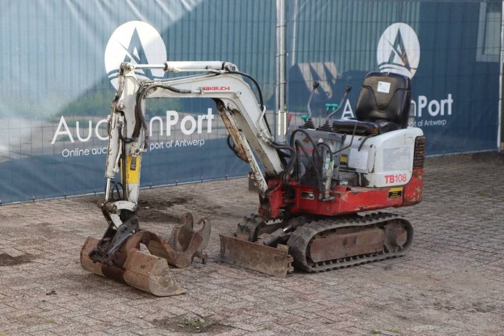 Minibagger a típus Takeuchi TB108, Gebrauchtmaschine ekkor: Antwerpen (Kép 10)