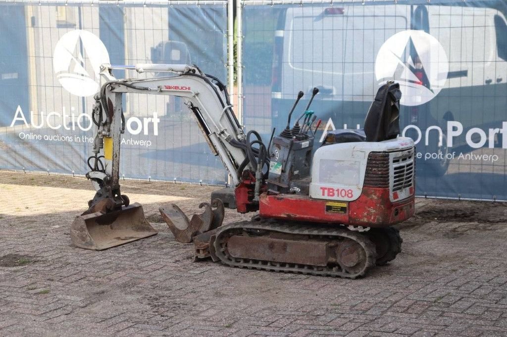 Minibagger a típus Takeuchi TB108, Gebrauchtmaschine ekkor: Antwerpen (Kép 3)
