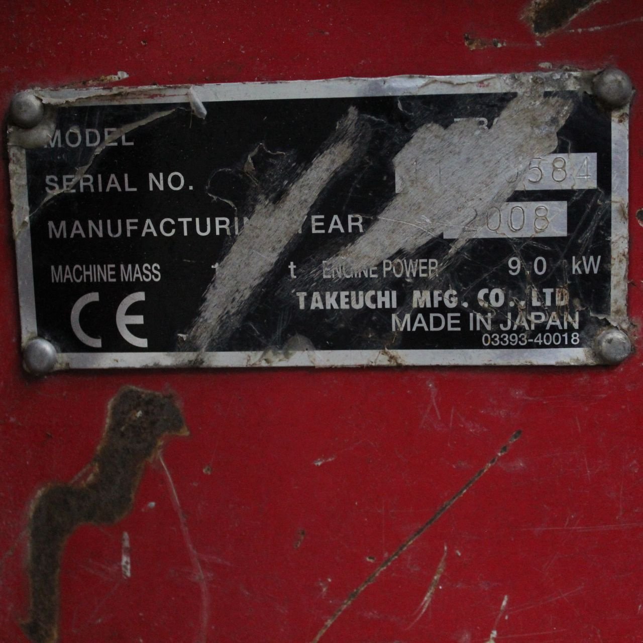 Minibagger типа Takeuchi TB108, Gebrauchtmaschine в Winkel (Фотография 11)