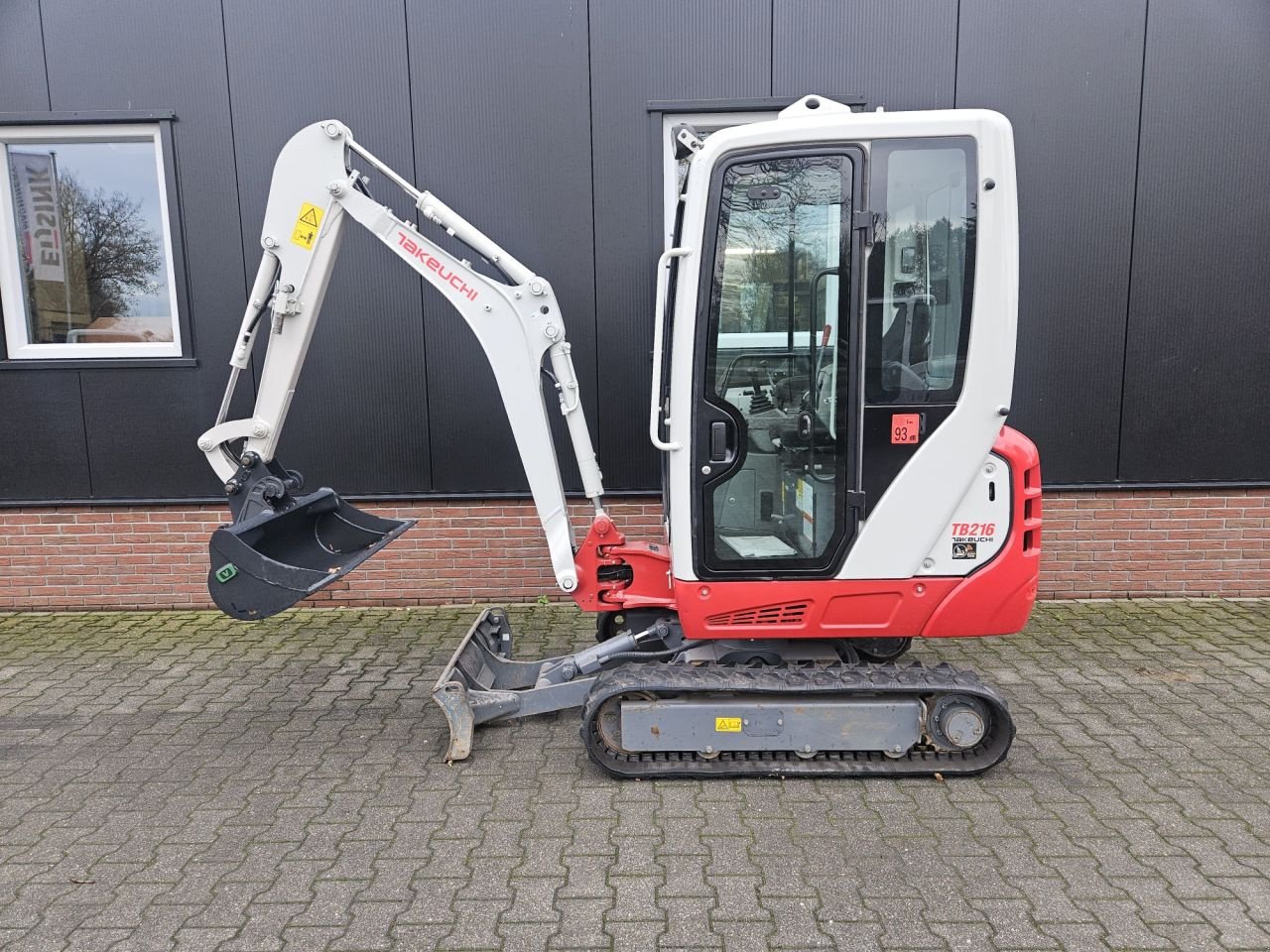 Minibagger Türe ait Takeuchi TB216 - 370 uur, Gebrauchtmaschine içinde Haaksbergen (resim 1)