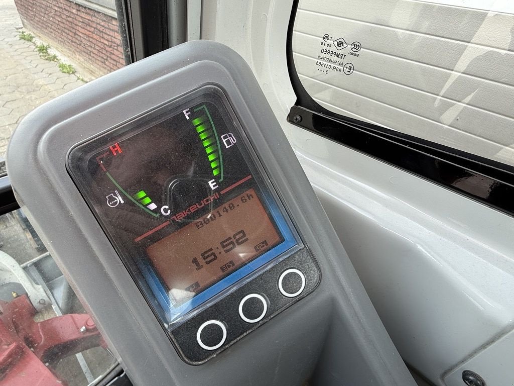 Minibagger des Typs Takeuchi TB216 minigraver BJ 2024 140 uur, Gebrauchtmaschine in Neer (Bild 9)