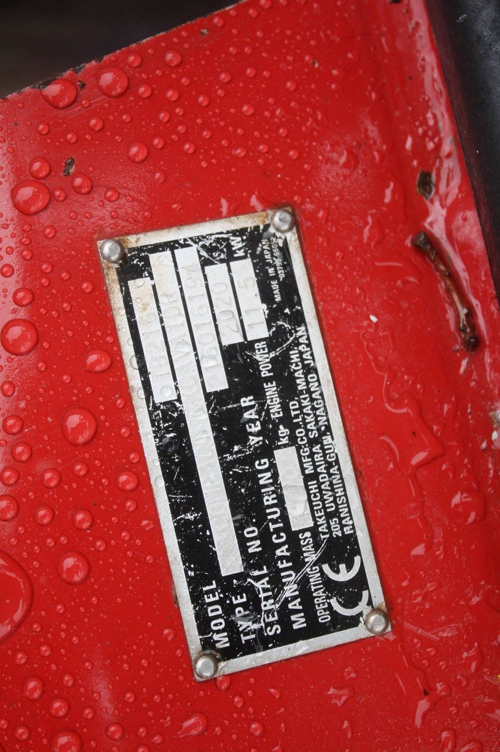 Minibagger Türe ait Takeuchi TB216, Gebrauchtmaschine içinde Antwerpen (resim 10)