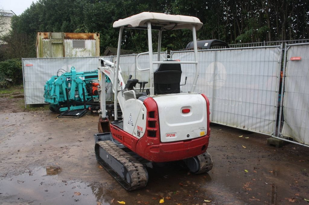 Minibagger Türe ait Takeuchi TB216, Gebrauchtmaschine içinde Antwerpen (resim 3)